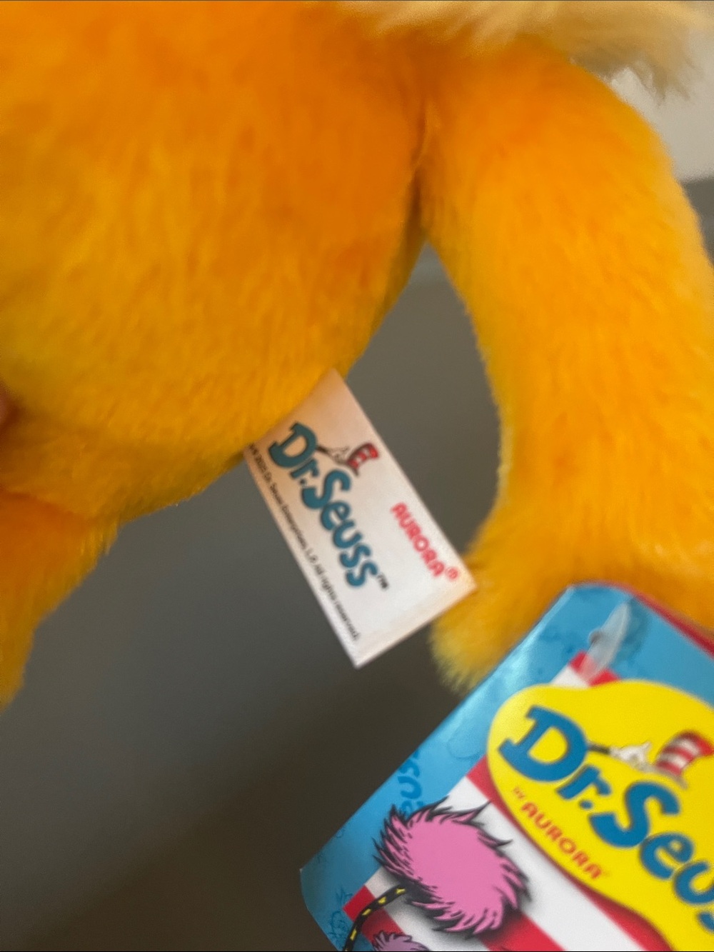 Dr. Seuss Lorax Plush Toy - Aurora - NWT - Picture 6 of 7